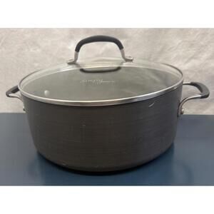 Simply Calphalon Hard-Anodized Nonstick 7-quart Dutch Oven w/ Lid AquaShield